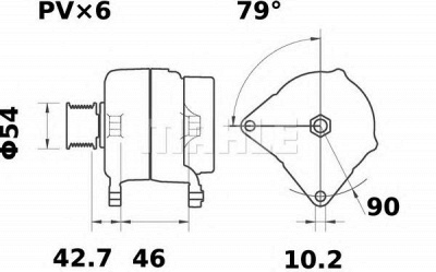 MAHLE mg66 -  Генератор