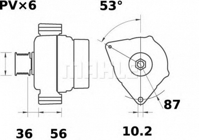 MAHLE mg97 -  Генератор