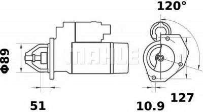 MAHLE ms100 -  Стартер