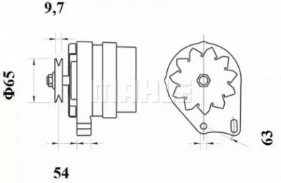 MAHLE ms17 -  Стартер