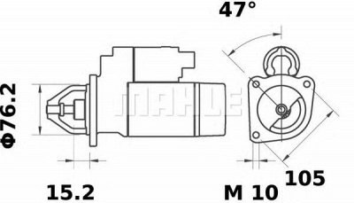 MAHLE ms179 -  Стартер