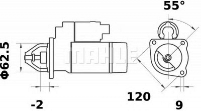MAHLE ms182 -  Стартер