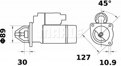 MAHLE ms24 -  Стартер