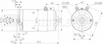 MAHLE ms753 -  Стартер