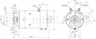 MAHLE ms756 -  Стартер