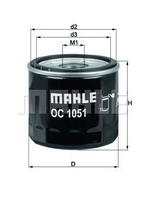 MAHLE oc1051 -  Масляный фильтр