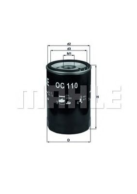 MAHLE oc110of -  Масляный фильтр