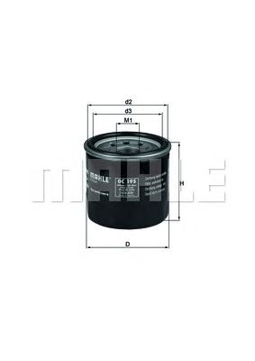 MAHLE oc195 -  Масляный фильтр
