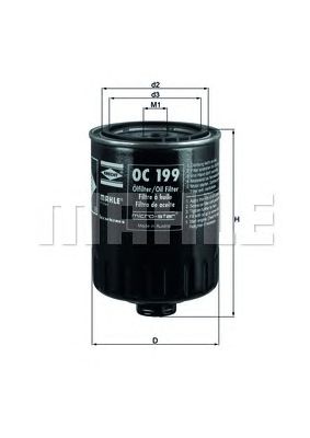 MAHLE oc199 -  Масляный фильтр