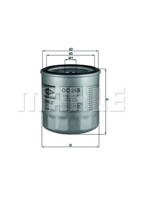 MAHLE oc265 -  Масляный фильтр