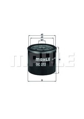 MAHLE oc272 -  Масляный фильтр