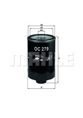 MAHLE oc279 -  Масляный фильтр