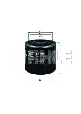 MAHLE oc290 -  Масляный фильтр