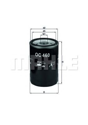 MAHLE oc460 -  Масляный фильтр
