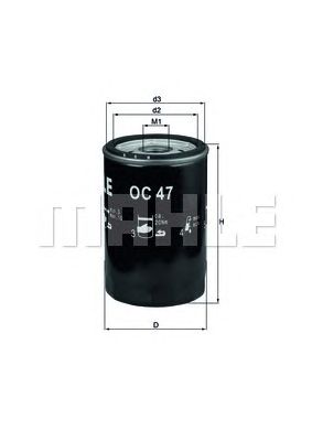 MAHLE oc47of -  Масляный фильтр