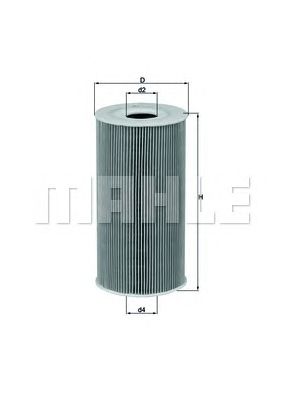 MAHLE ox126d -  Масляный фильтр