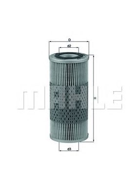 MAHLE ox12d -  Фильтр масляный