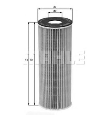 MAHLE ox133d -  Масляный фильтр