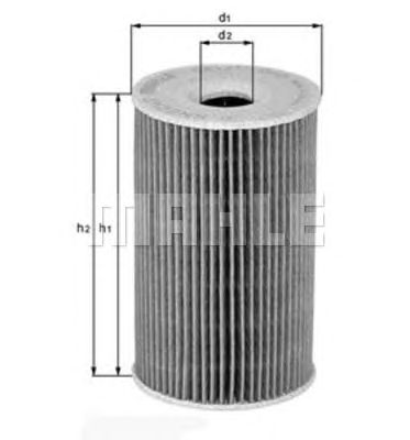 MAHLE ox143d -  Масляный фильтр