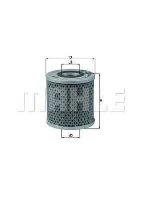 MAHLE ox14d -  Фильтр масляный