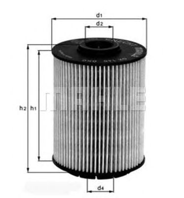 MAHLE ox160d -  Масляный фильтр
