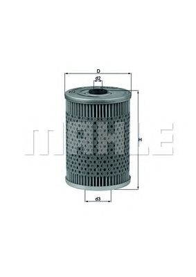 MAHLE ox32d -  Масляный фильтр