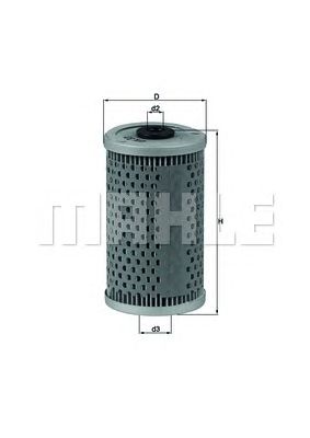 MAHLE ox33d -  Масляный фильтр