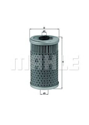 MAHLE ox34d -  Масляный фильтр