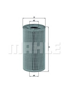 MAHLE ox441d -  Масляный фильтр