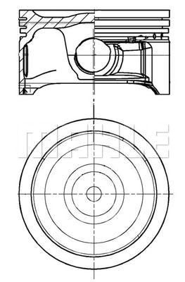 MAHLE s14925 -  Поршень