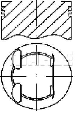 MAHLE s25300 - Поршень