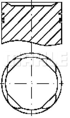 MAHLE s25410 - Поршень