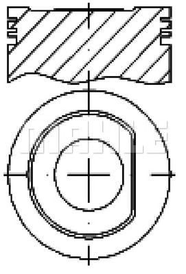 MAHLE s25930 - Поршень