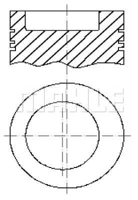 MAHLE s48130 - Поршень