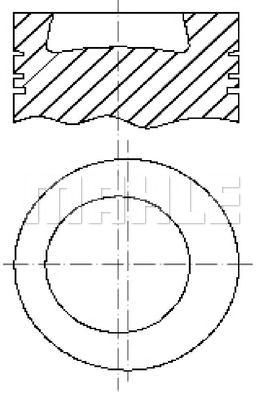 MAHLE s48410 - Поршень