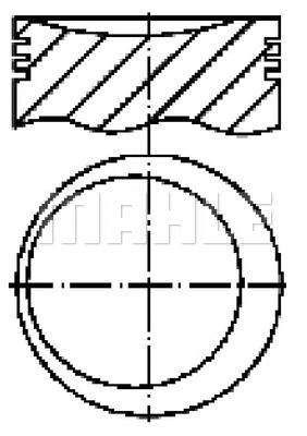 MAHLE s70505 -  Поршень