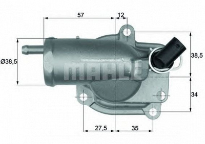 MAHLE th1087 -  Термостат, охлаждающая жидкость