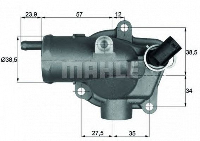 MAHLE th1187 -  Термостат, охлаждающая жидкость