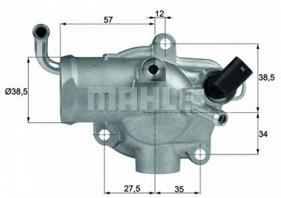 MAHLE th1287 -  Термостат, охлаждающая жидкость