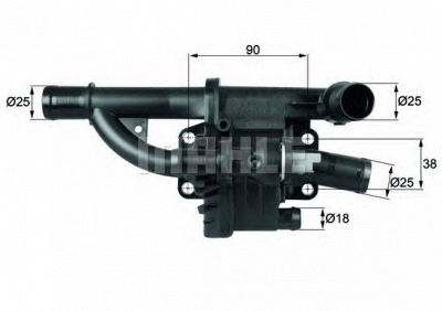 MAHLE th4083 -  Термостат, охлаждающая жидкость
