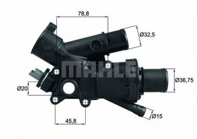 MAHLE th4383 -  Термостат, охлаждающая жидкость