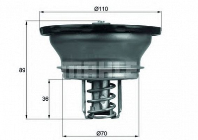 MAHLE thd382 -  Термостат, охлаждающая жидкость
