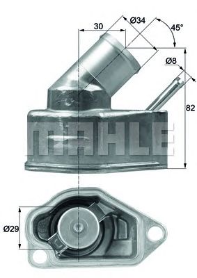 MAHLE ti1092 -  Термостат, охлаждающая жидкость