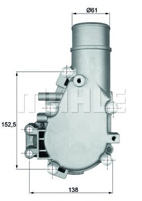 MAHLE ti13684 -  Термостат, охлаждающая жидкость