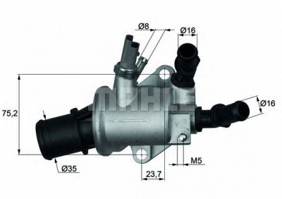 MAHLE ti14388 -  Термостат, охлаждающая жидкость