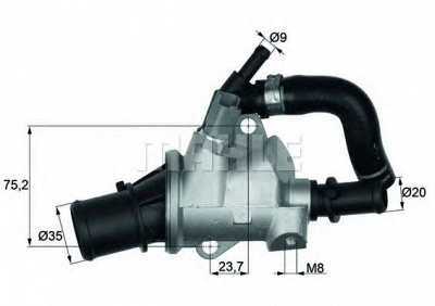 MAHLE ti14688 -  Термостат, охлаждающая жидкость