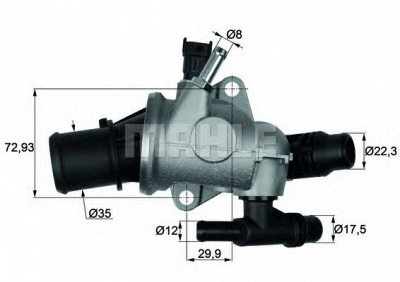 MAHLE ti15288 -  Термостат, охлаждающая жидкость