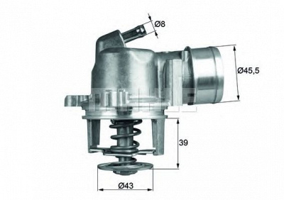 MAHLE ti20887d -  Термостат, охлаждающая жидкость