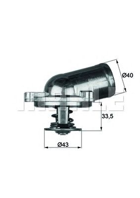 MAHLE ti2287 -  Термостат, охлаждающая жидкость