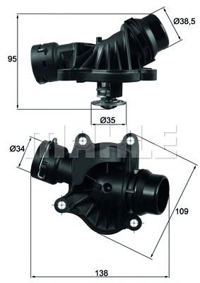 MAHLE ti23488 -  Термостат, охлаждающая жидкость